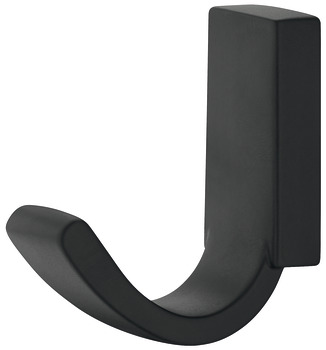 Wardr.hook zi.black 20x60x56mm