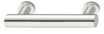 Handle steel chr.pol. 132x26x49mm 49 mm